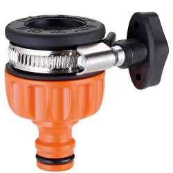 Raccord a robinet lisse