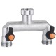 3/4" Zweiwege Hahnstück - Metall "Metal-Jet"