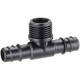 3 voies fileté 1/2" (15-21 mm) (2 pièces)