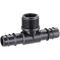 1/2” (15-21 mm) threaded 3-way connector (2 pcs)