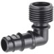 Coude fileté 1/2" (15-21 mm) (2 pièces)