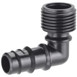 Coude fileté 1/2" (15-21 mm) (2 pièces)