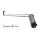 Handle for hose reel cart