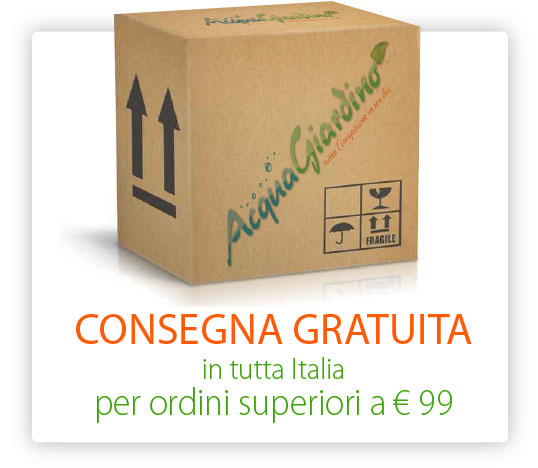 Consegna gratuita in tutta Italia per ordini superiori a 99 €
